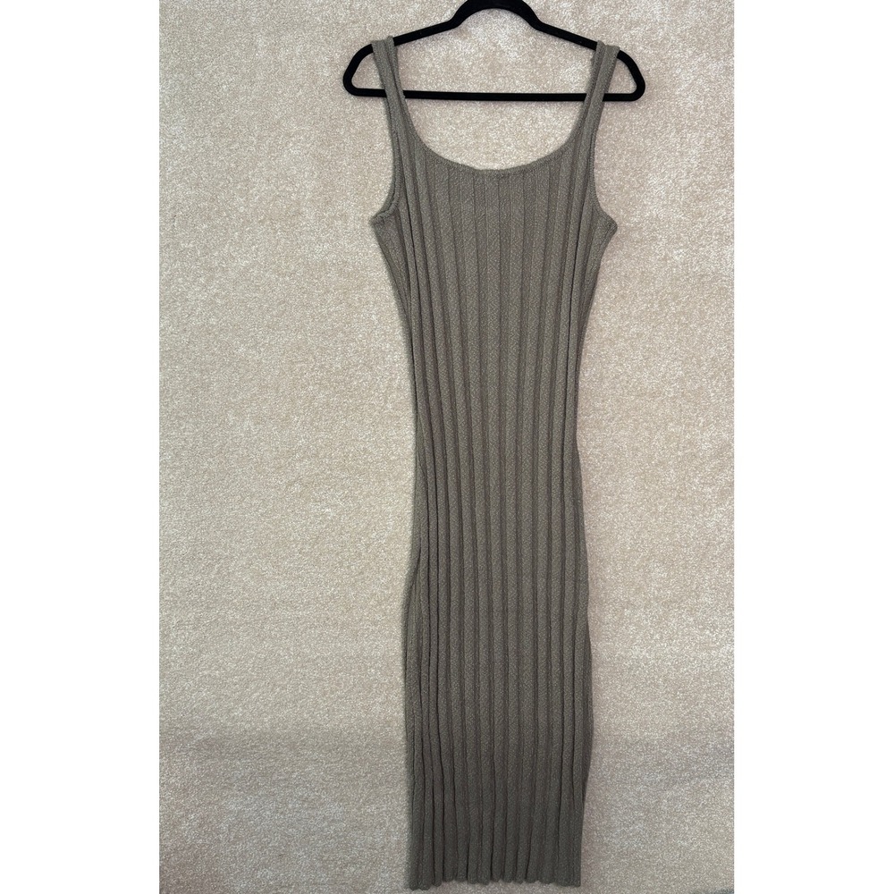 NWT FREE PEOPLE Beach Santos Sweater Midi Dress Women's‎ Medium Bodycon Ribbed - Picture 2 of 12